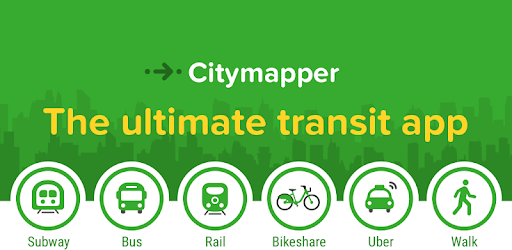 CityMapper transit app.