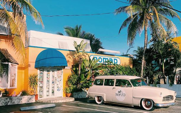 Exterior View Of The Nomad Surf Shop In Miami