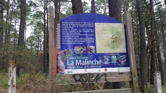 La Malinche Trial Signage